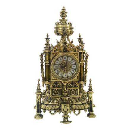 Bello De Bronze Часы "Нотр Дам" каминные бронзовые