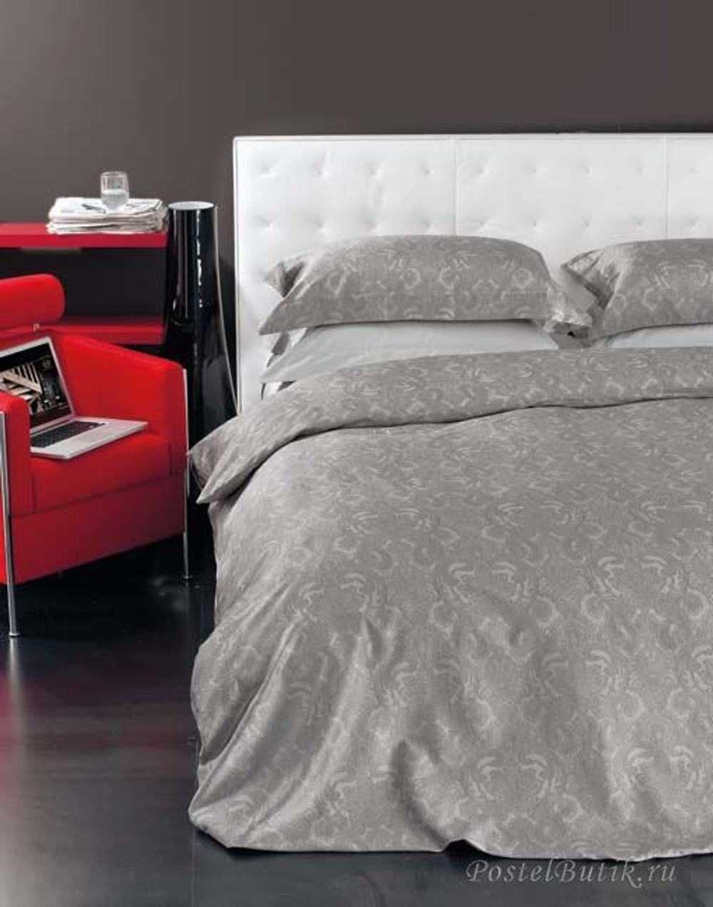 Постельное белье 2 спальное Svad Dondi Oriental серое