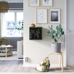 Настенный стеллаж IKEA EKET (ЭКЕТ), Серо-зеленый, 35x25x35 см