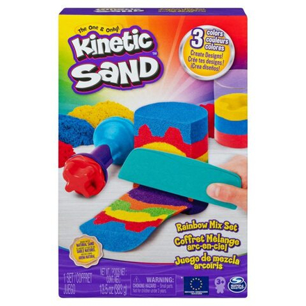 Kinetic Sand - Набор инструментов для кинетического песка Rainbow 386 г 6053691