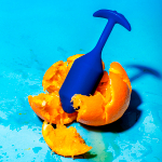 Синяя пробка для ношения с вибрацией 15см b-Vibe Vibrating Snug Plug 4 BV-015-NAV