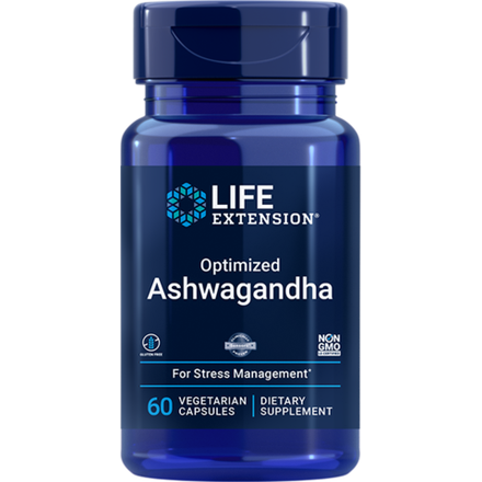 Optimized Ashwagandha 60 капсул Life Extension