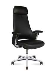 Кресло офисное  York  черная кожа