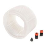 Шланг 1/2" 25 м, для полива армированный Жук Люкс, 3 слоя, прозрачный, 256503