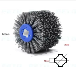 Нейлоновая щетка валик P60 меш по дереву на щеточные шлифмашины для браширования и текстурирования