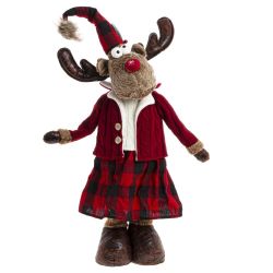 GAEM Игрушка набивная "Олень" (телескоп ноги), L23 W17 H99/40 см