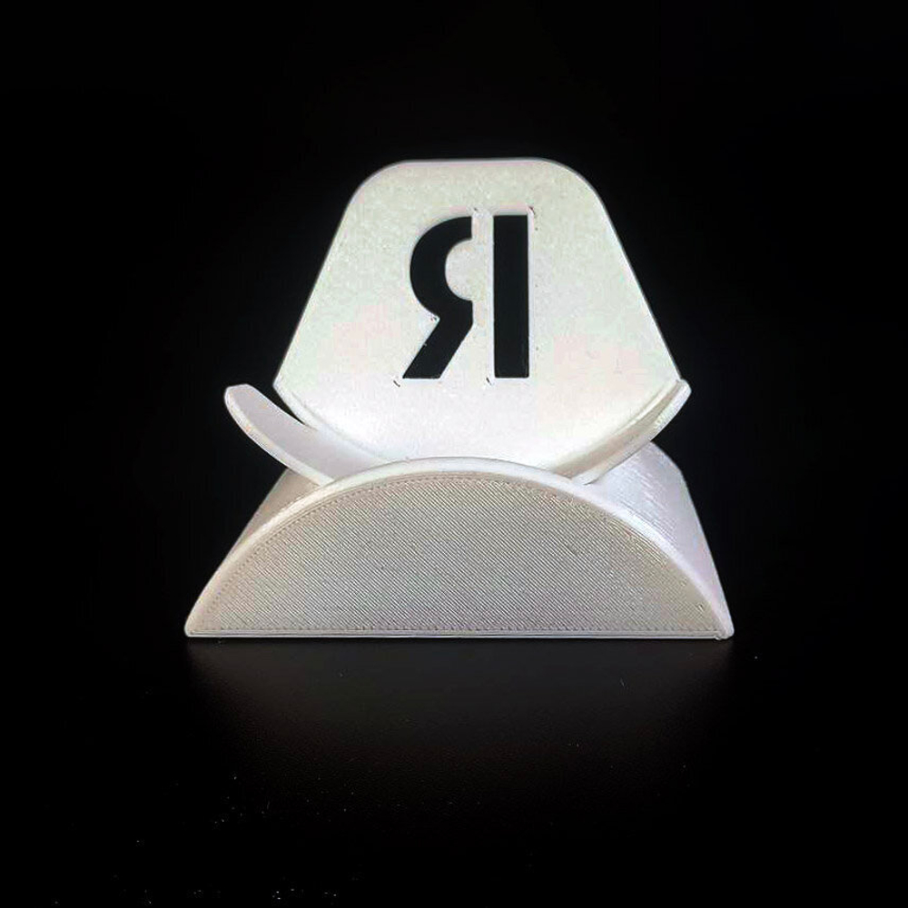 Подставка настольная для наклонного размещения Яндекс станции Мини 2, 3D печать, белая