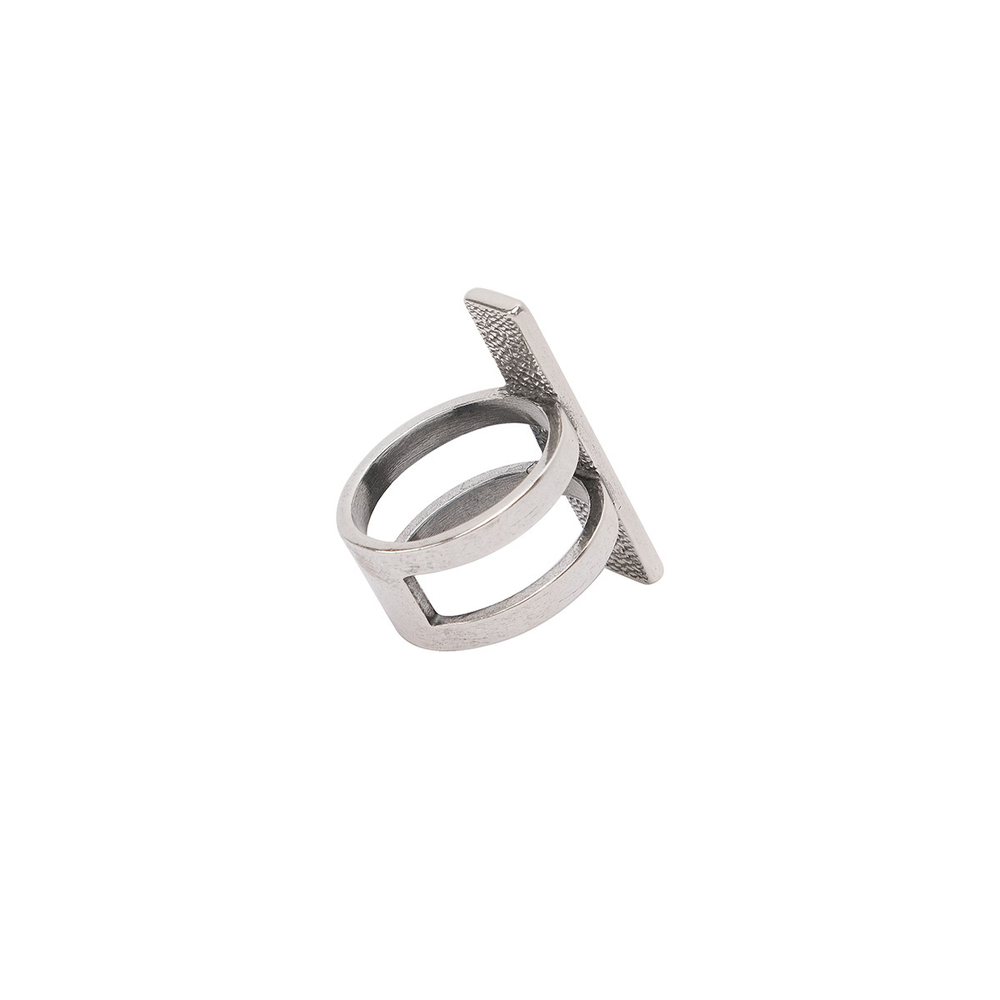 "Хикуа" кольцо в серебряном покрытии из коллекции "Mona" от Jenavi