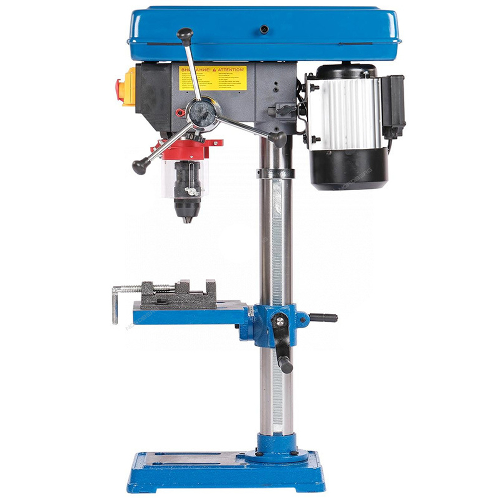 NORDBERG (ND1651) Станок сверлильный 450Вт, 16 мм, 12 скоростей, тиски