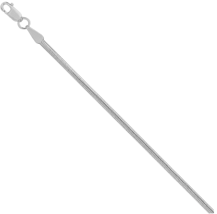 Цепь “Снейк плоский без алмазной грани”