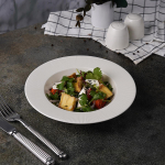 Тарелка глубокая 320 мл, d22,5 см, h3,5см,  фарфор "NOBLE" серия "NEO SILK"