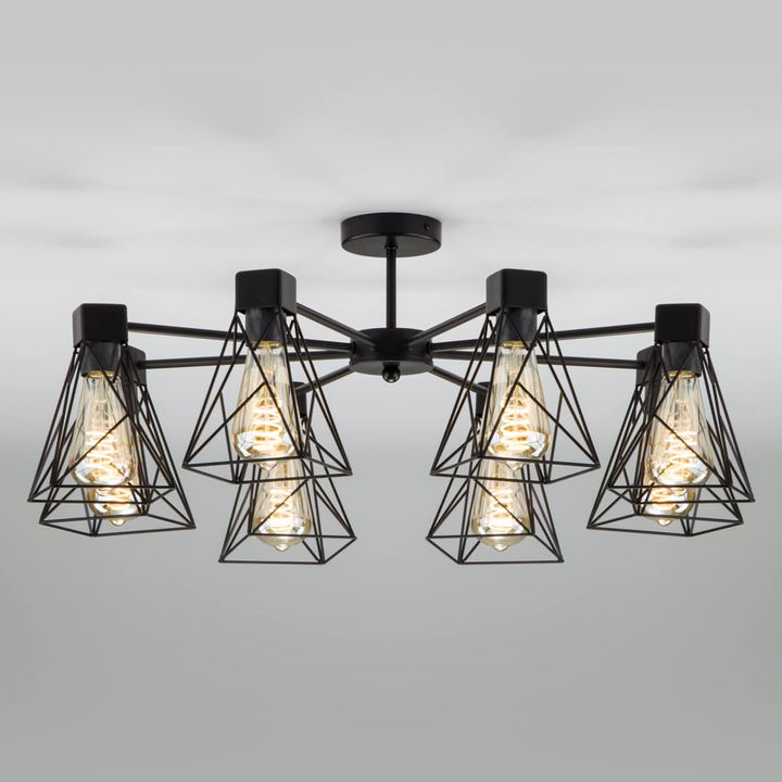 Потолочная люстра Eurosvet 70107/8 черный