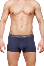 Классические трусы-боксеры из рибана (Размер: XL) (Цвет: фиолетовый)