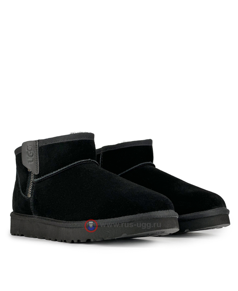 MEN'S CLASSIC ULTRA MINI ZIP BOOT Black
