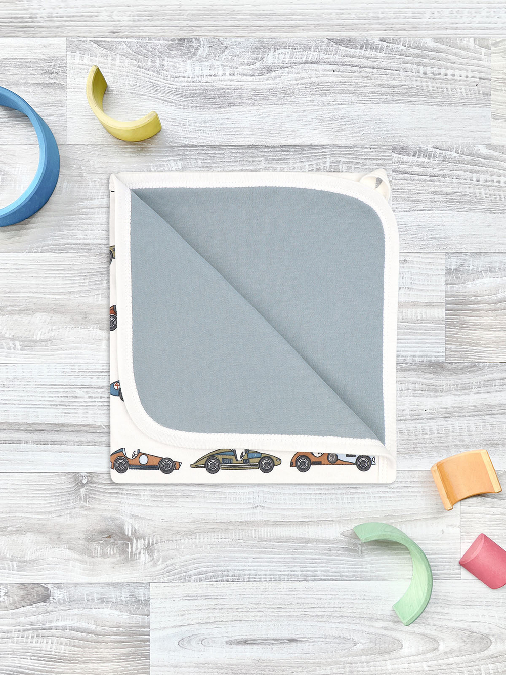 Двусторонний плед Mjölk Ретро машинки, уценка