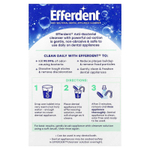 Efferdent, Антибактериальное очищающее средство для зубов, мятный свежий и чистый, 90 таблеток