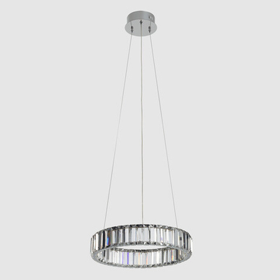 Citilux Чезаре CL338141 LED Люстра хрустальная с пультом Хром