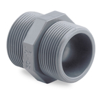 Ниппель двойной ПВХ (НПВХ) НРхНР (Ру10), HIDROTEN, Испания