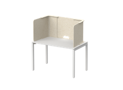 Трехсторонняя кабина-экран трапецевидной формы 116х60х55