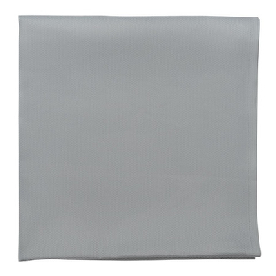 Скатерть серого цвета с фактурным жаккардовым рисунком из хлопка из коллекции essential, 180х180 см