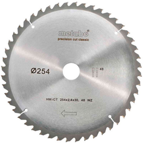 Диск пильный Metabo 254x1,8x30 мм (ø/t/d) Z 48 WZ (628061000)