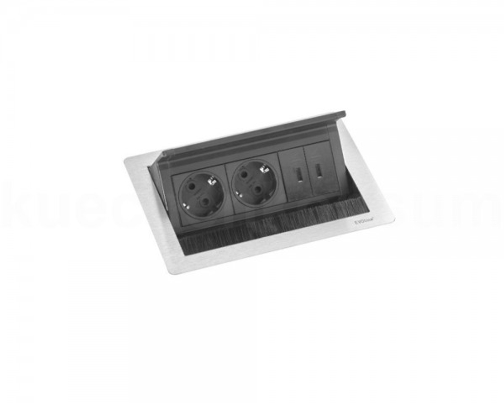 Блок розеток EVOline® FlipTop Push 159370078600