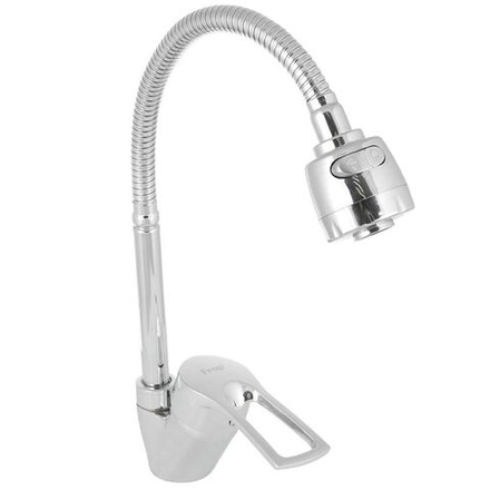 Смеситель для кухни, Frap, гибк излив, с картриджем, хром, F43701-B