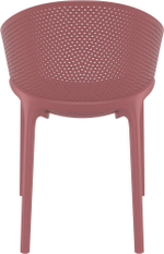 Кресло пластиковое Siesta Contract Sky Pro, марсала