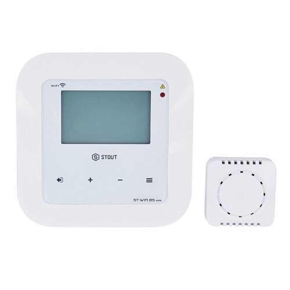 Терморегулятор комнатный STOUT ST-WIFI 8S mini (беспроводной, цвет белый)