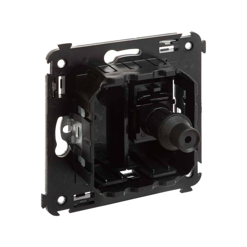 Розетка TV одиночная в стену, "Avanti", "Черный матовый"