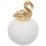 Шкатулка керамическая «GOLD Podarok», лебедь, цвет белый, 8*10,5*3см (в инд. коробке)