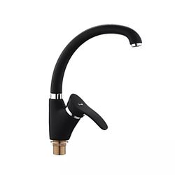 Смеситель FRAP кухня шар. 40мм бок. ручка F4101-11 ЧЕРНЫЙ