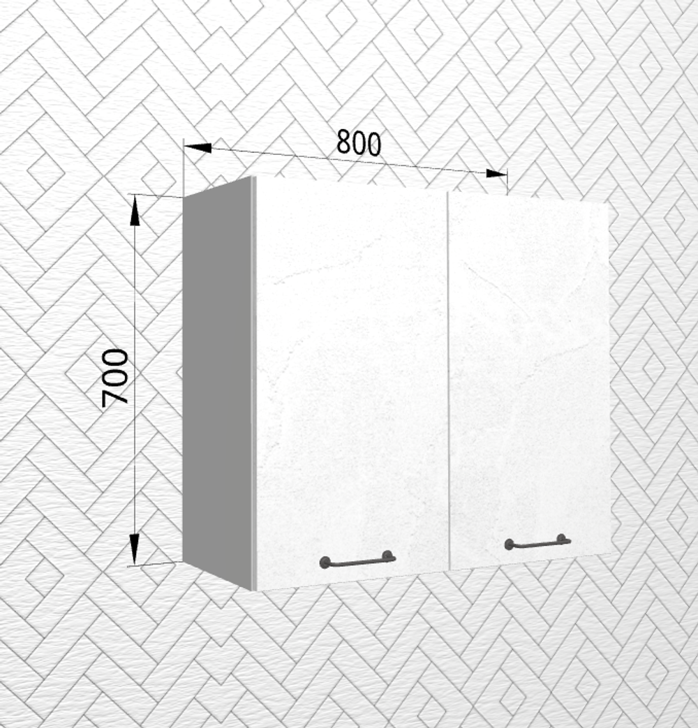 Лофт Штукатурка белая П 800