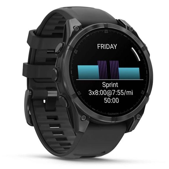 Garmin Fenix 8 47 мм AMOLED Slate Gray – стильные умные часы для активных