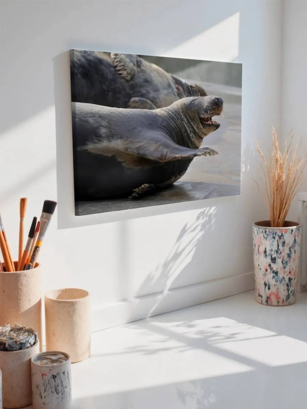 Картина на стену 40 X 50 Тюлень