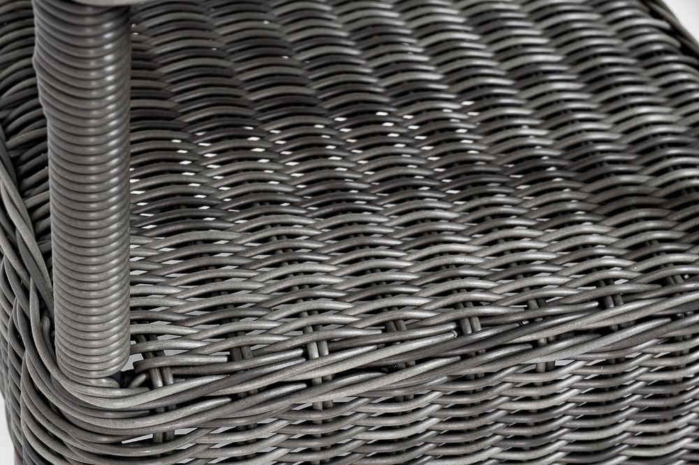 "Рим" комплект шезлонг со столиком, цвет графит