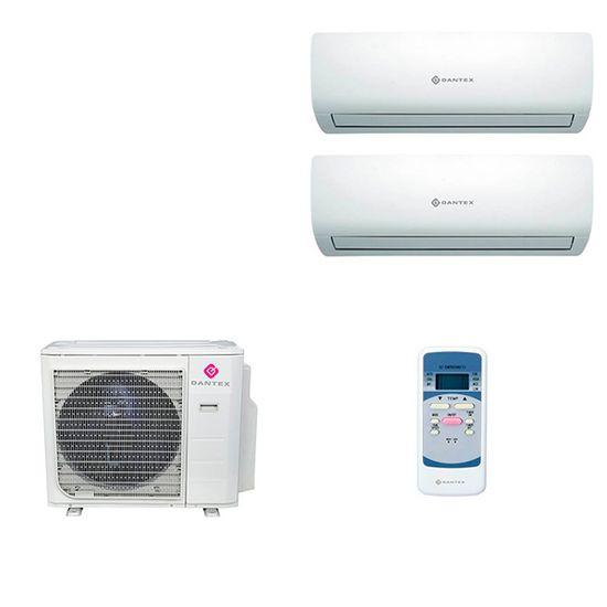 Мультисплит система на 2 комнаты Dantex RK-M07C3N x 2 / RK-2M18HM3E-W