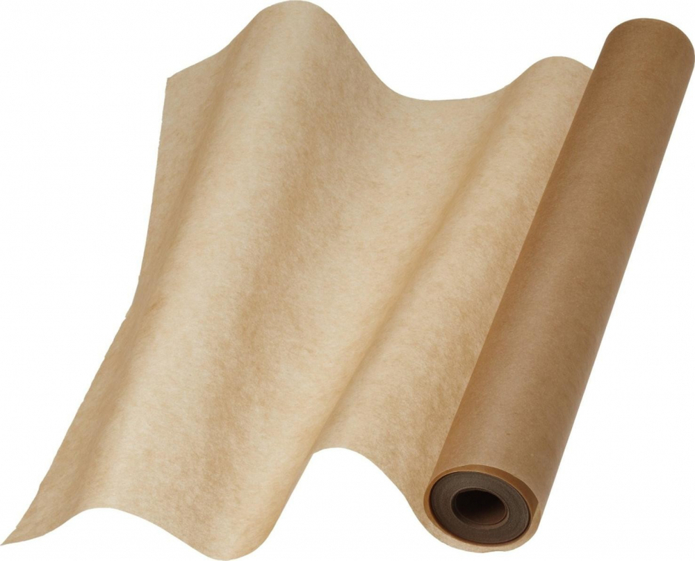 Пергамент коричневый, силиконизированный, 38 см х 8 м