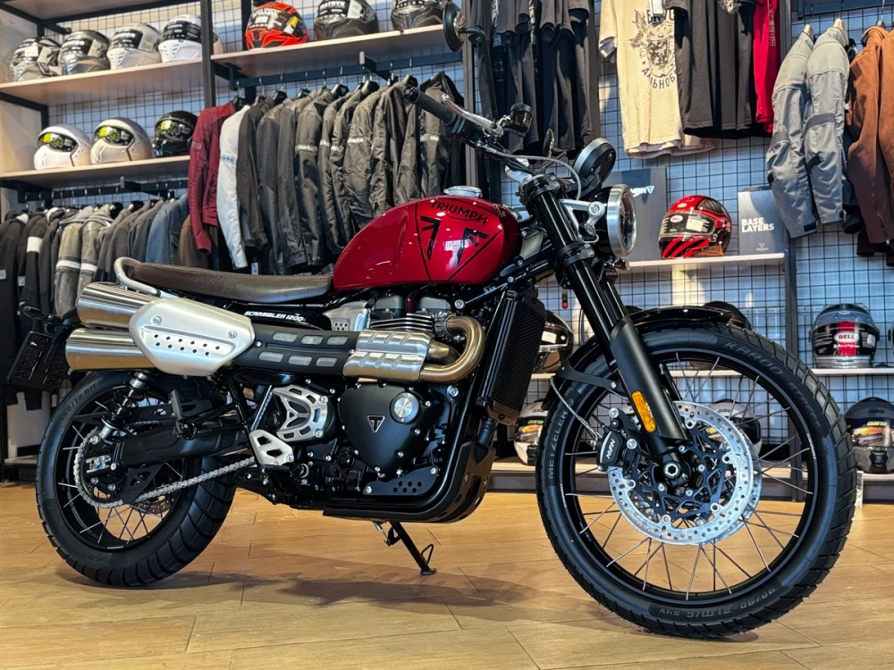 Triumph Scrambler 1200, 2025 красный