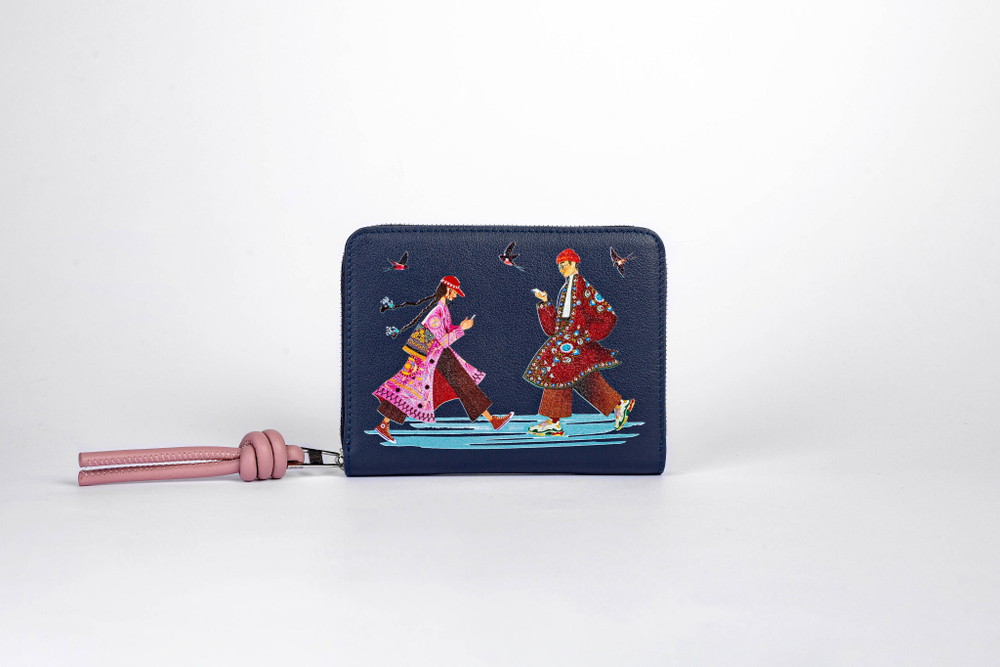 Портмоне Qazaq Soul Asyl натуральная кожа