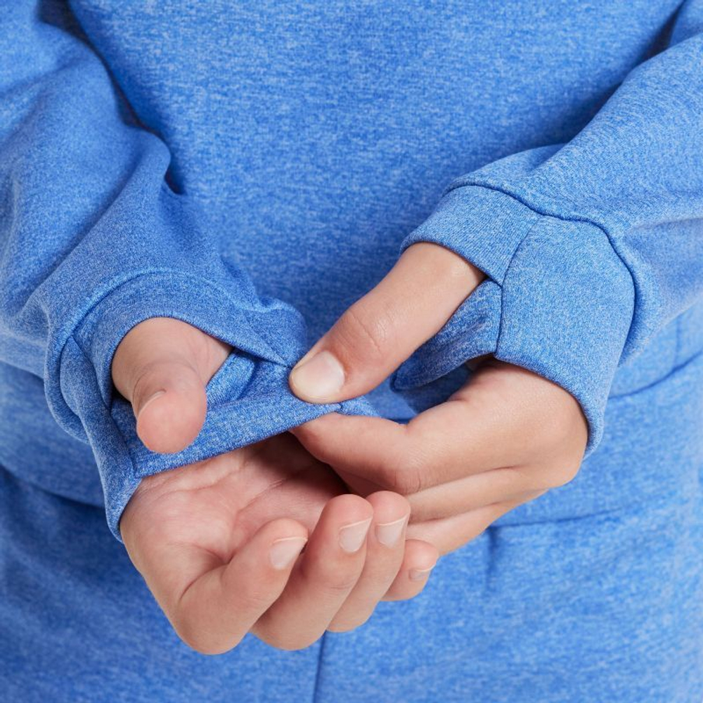 Кофта для мальчика теннисная Nike Multi+ Therma-FIT Pullover Hoodie - небесный