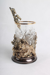 Подарочный подстаканник "Медведь"