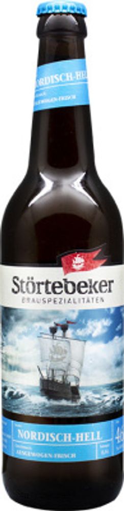 Пиво Штёртебекер Нордиш Хелль / Stortebeker Nordisch Hell 0.5 - стекло