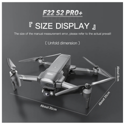 Радиоуправляемый квадрокоптер SJRC F22 S2 PRO+ 4K RTF 2.4G - SJ-F22-S2-PRO-PLUS