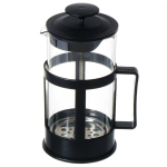 Френч-пресс 1 л, стекло, пластик, чер