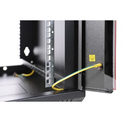 Телекоммуникационный шкаф ЦМО Шкаф телекоммуникационный настенный разборный ЭКОНОМ 6U (600 x 350) дверь металл, цвет черный (ШРН-Э-6.350.1-9005)