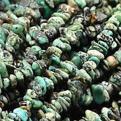 Бусины "Крошка" бирюза асс.