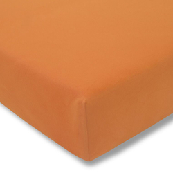 Простыня на резинке 150x200 Estella 360 orange оранжевая