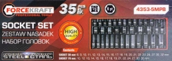 Набор головок (35 предметов) FORCEKRAFT FK-4353-5MPB