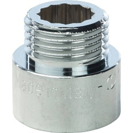 Удлинитель хром 1/2" ВН 15мм STOUT